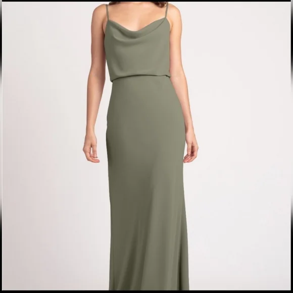 jenny yoo moss bridesmaid dresses Jenny Yoo Bridesmaid Dress Gabriela Moss